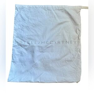 Stella McCartney dust or shoe bag luxury accesories cream and black